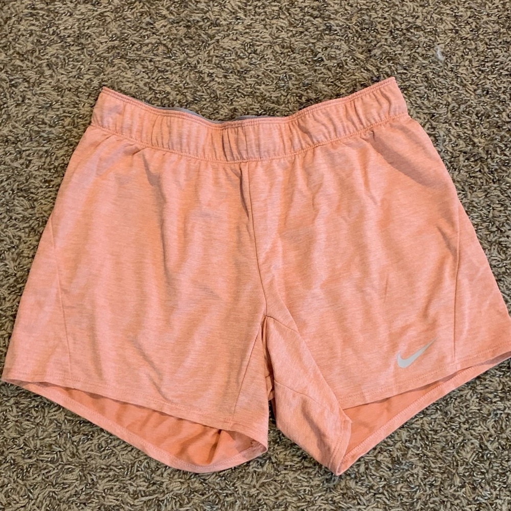 Nike Women's Light Coral Athletic Shorts